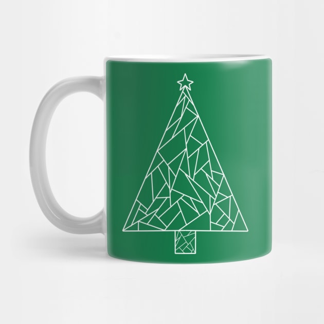 Christmas Tree Geometric Lines by GrayDaiser